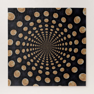 Puzzle mit vielen Monden