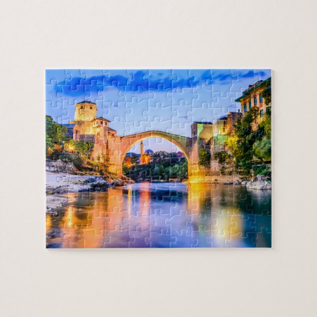 Puzzle, Mostar, Bosnien und Herzegowina Puzzle (Horizontal)