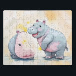 Puzzle niedliches Hippo<br><div class="desc">Niedliches Hippo-Puzzle</div>