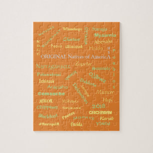 Puzzle of Native American Names, von MMETROPOLIM*