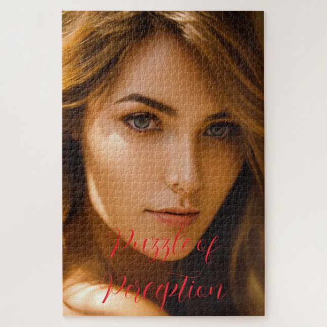 Puzzle of Perception Schönes Puzzle Mädchen (Vertikal)