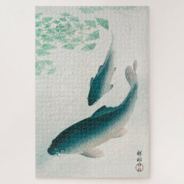 PUZZLE: OHARA KOSON : CARP/KOI 1926 PUZZLE