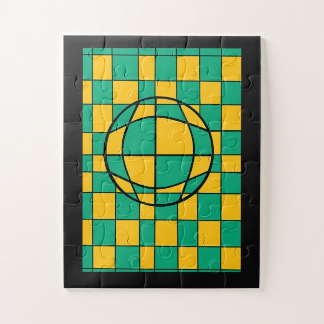 Puzzle - Optische Täuschung Ball (Vertikal)