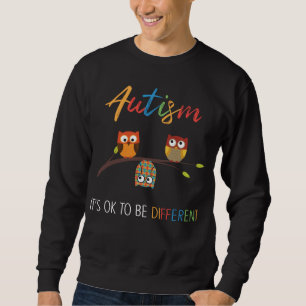 Puzzle Owl Niedlich Autismus Bewusstsein Autistisc Sweatshirt
