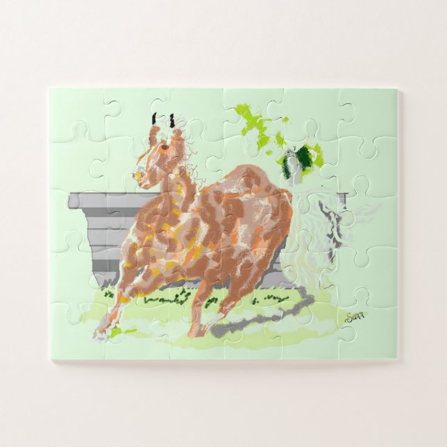 Puzzle: Palomino mit Namen Bandit Puzzle (Horizontal)