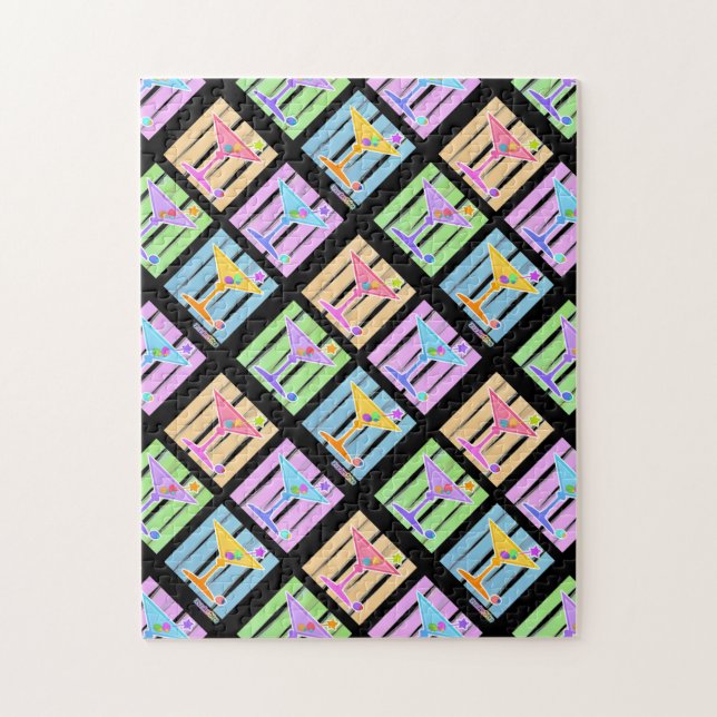 PUZZLE - PASTEL MARTNIS POP ART (Vertikal)