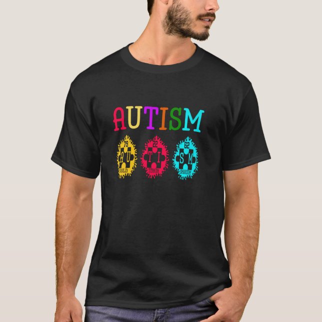 Puzzle Periodic Table Elements Ki T-Shirt (Vorderseite)