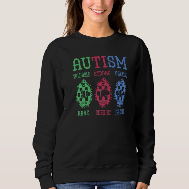 Puzzle Periodic Table Elements SC Sweatshirt (Vorderseite)