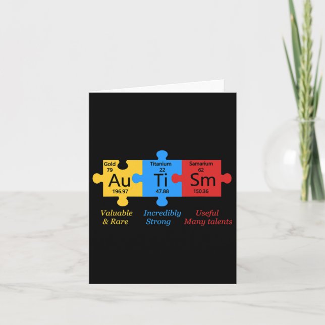 Puzzle Periodische Tafelelemente Gi Karte (Vorderseite)