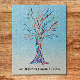Puzzle personalisierter Baum