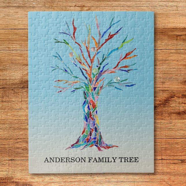 Puzzle personalisierter Baum (Von Creator hochgeladen)