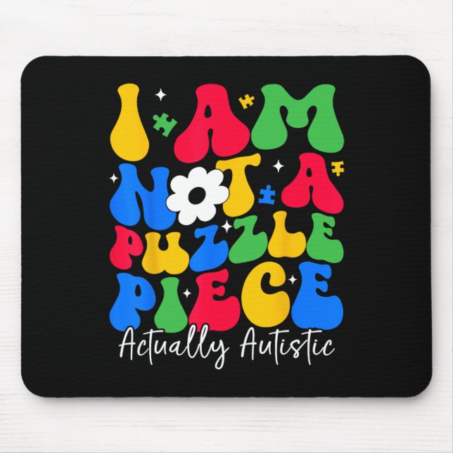 Puzzle Piece Autismus Bewusstsein Neuroversity Inc Mousepad (Vorne)