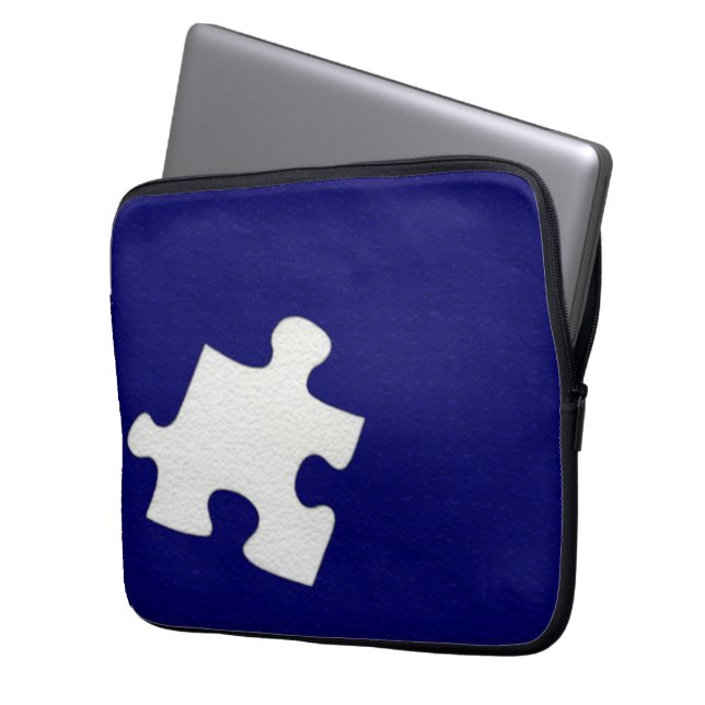 Puzzle Piece Electronics Bag Laptopschutzhülle (Vorderseite Links)