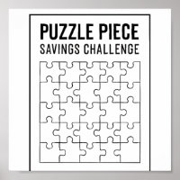 Puzzle Piece Sparen Challenge Tracker