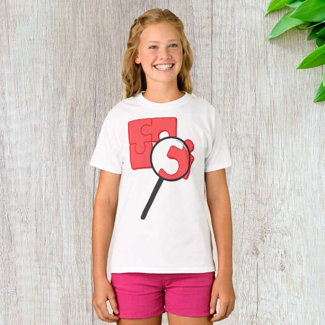 Puzzle Pieces Girls T - Shirt (Von Creator hochgeladen)