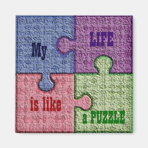 Puzzle Pieces Magnet