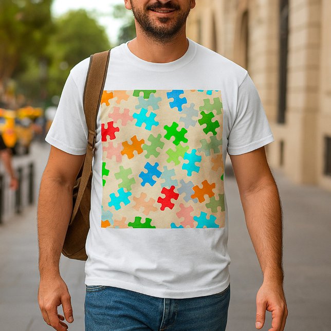 Puzzle Pieces Mens T - Shirt (Von Creator hochgeladen)