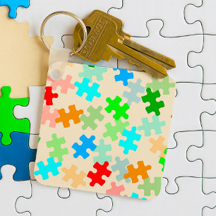 Puzzle Pieces Schlüsselanhänger
