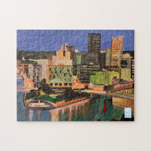Puzzle Pittsburgh Malerei