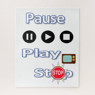 Puzzle Play Pause Stopp