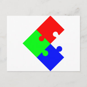 Puzzle Postkarte