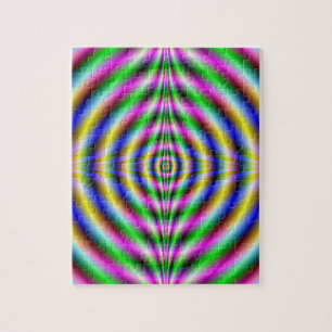 Puzzle Psychedelic Neon Eye