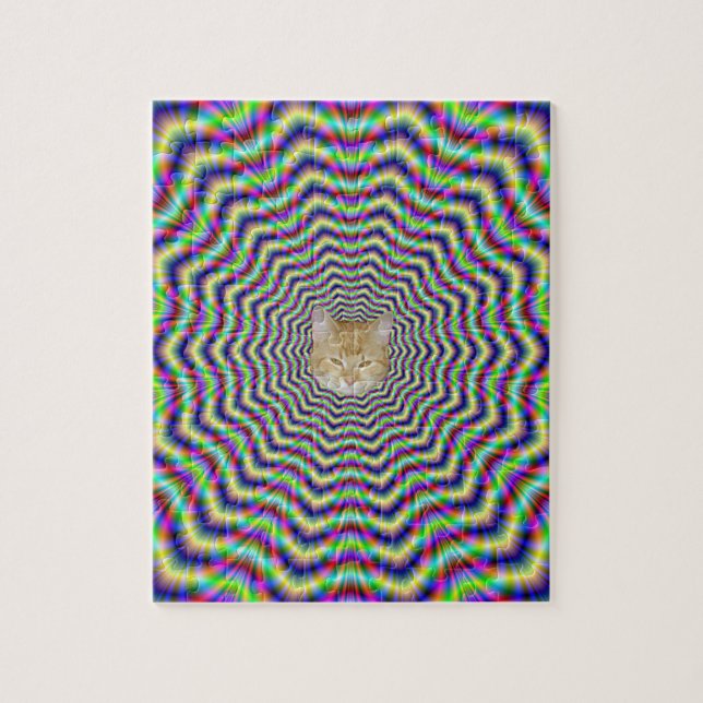 Puzzle Psychedelic Web Star (Vertikal)