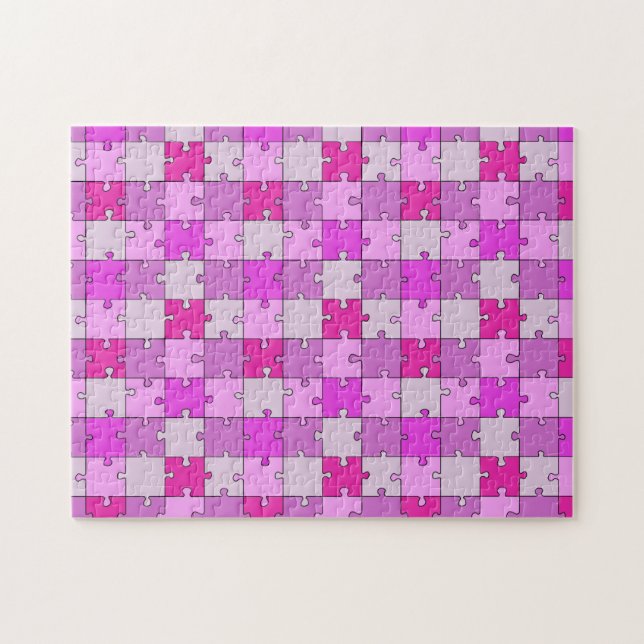 Puzzle-Puzzle-Herausforderung Pink Puzzle (Horizontal)