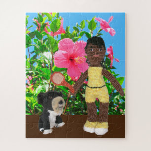 Puzzle - Puzzle und Hibiskus