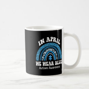 Puzzle Regenbogen Im April Tragen Wir Blau Autismu Kaffeetasse
