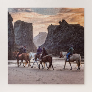 Puzzle: Reiten am Bandon Beach Puzzle