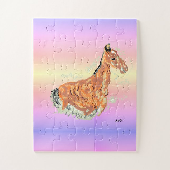 Puzzle : Rennen im Himmel (Vertikal)