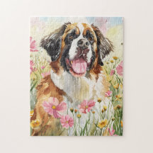 Puzzle – Saint-Bernard-Hund-Puzzle-Geschenk