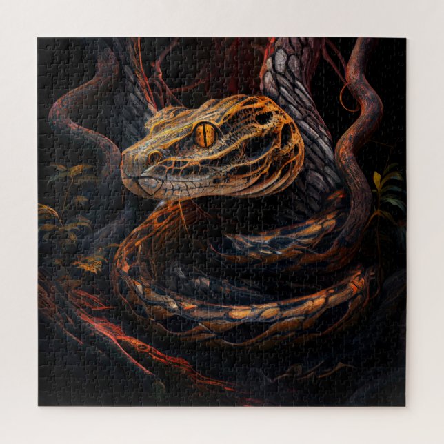 Puzzle Schlange (Vertikal)