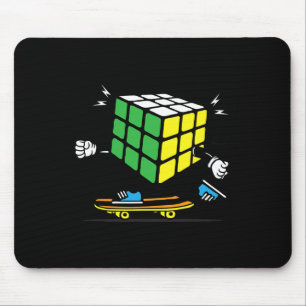 Puzzle Sciences Cube Skateboard Kawaii Skater Lust Mousepad