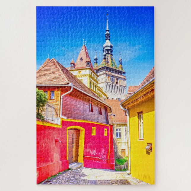 Puzzle Sighisoara Siebenbürgen Rumänien (Vertikal)