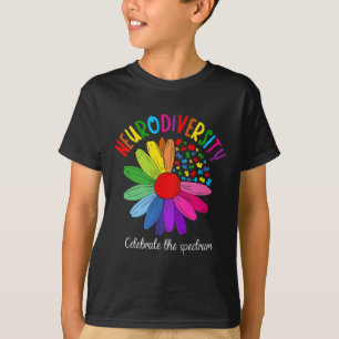 Puzzle Sonnenblumen Embrace Neuroversity Spektrum T-Shirt