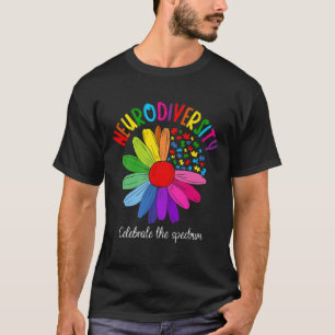 Puzzle Sonnenblumen Embrace Neuroversity Spektrum  T-Shirt