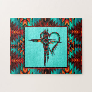 Puzzle Southwest Cross & Heart