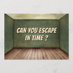 Puzzle-Spiel Escape-Room-Party Geburtstags-Einladu Einladung