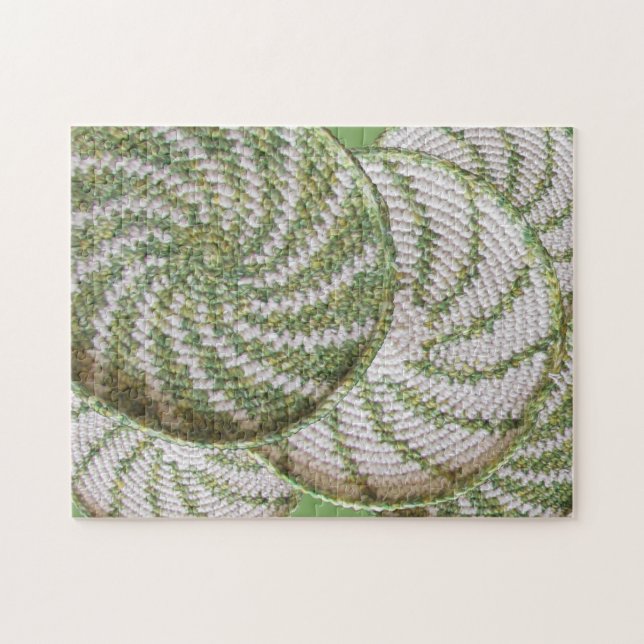 Puzzle - Spiralen in Crochet (Horizontal)