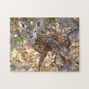 Puzzle "Sweet and Adorable Baby Deer / Fawn Foto"