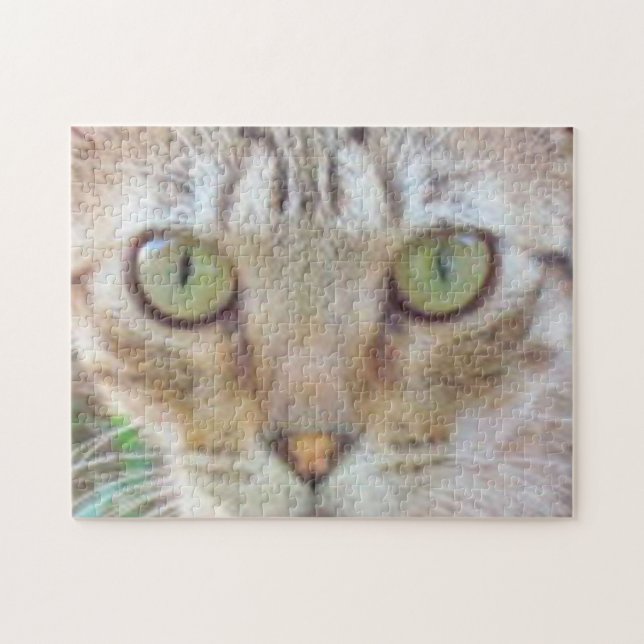 Puzzle - Tabby Cat Face (Horizontal)