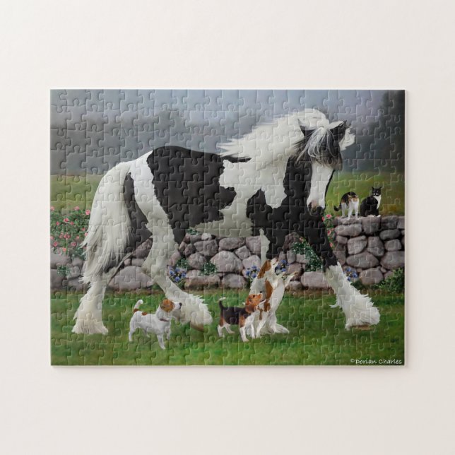 Puzzle "Tamlin & The Pups" (Horizontal)