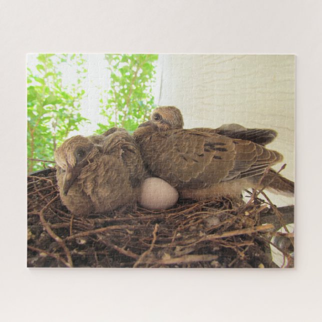 Puzzle - Taubenhütten im Nest (Horizontal)