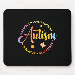 Puzzle-Teil spielt Tennis Autismus-Bewusstsein Spo Mousepad