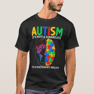 Puzzle-Teile Autismus Es Ist Keine Behinderung Aut T-Shirt