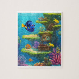Puzzle über den Meeresboden