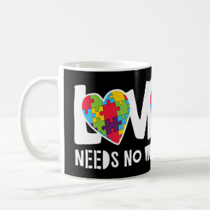 Puzzle und Herz für Männer, Frauen, Kaffeetasse