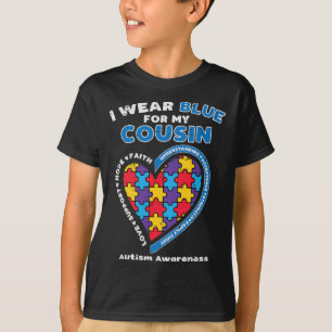 Puzzle Wear Blue für meinen Cousin Autismus Sensib T-Shirt
